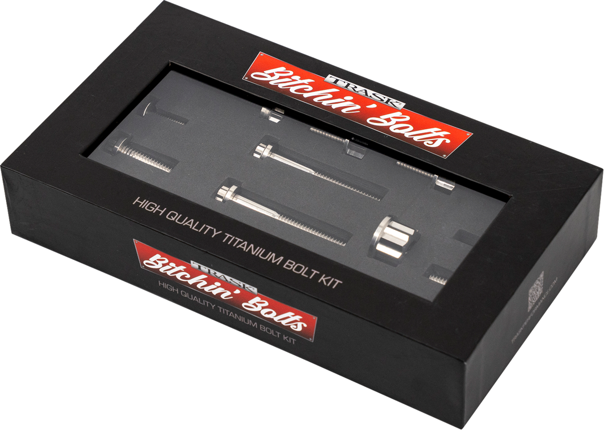 Bitchin' Bolts Hardware Kit - Titanium - M8 - Peg Mount