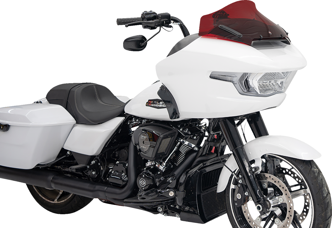 Kolor Flare® Windshield - 10" - Red - '23-'25 FLTRX