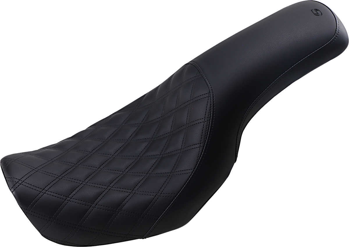 Profiler Seat - Front Lattice/Rear Smooth - Black - FL/FX '06-'17