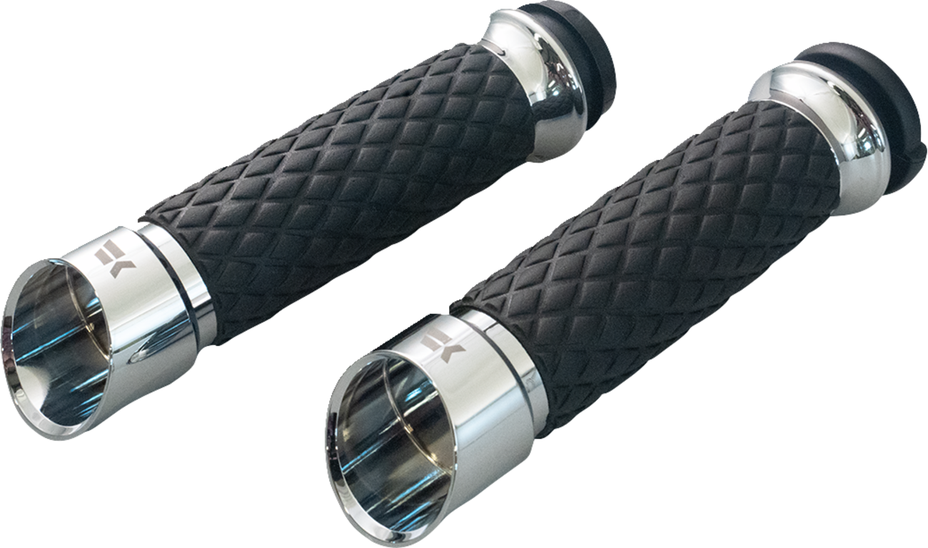 Edge Grips - Custom Contour - Diamond - Chrome