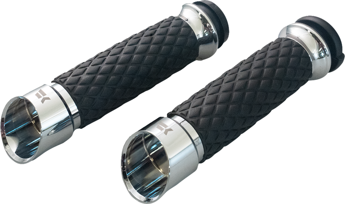 Edge Grips - Custom Contour - Diamond - Chrome