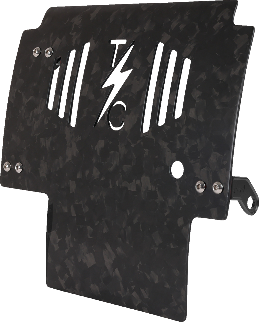 Skid Plate - Carbon Fiber/Forged - With Black Brackets - FLHX/FLTRX