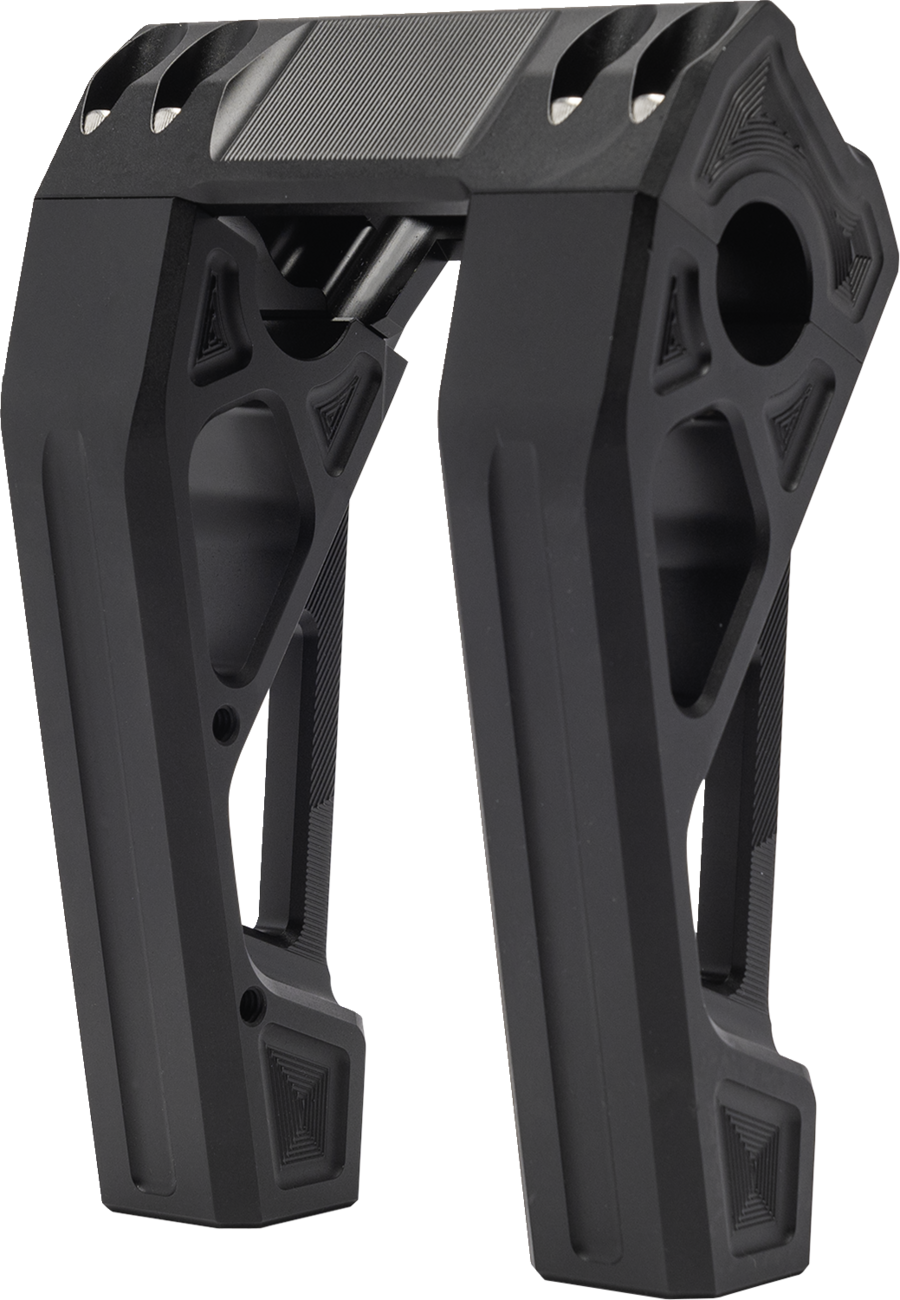 Fastback Risers - 6" - Black