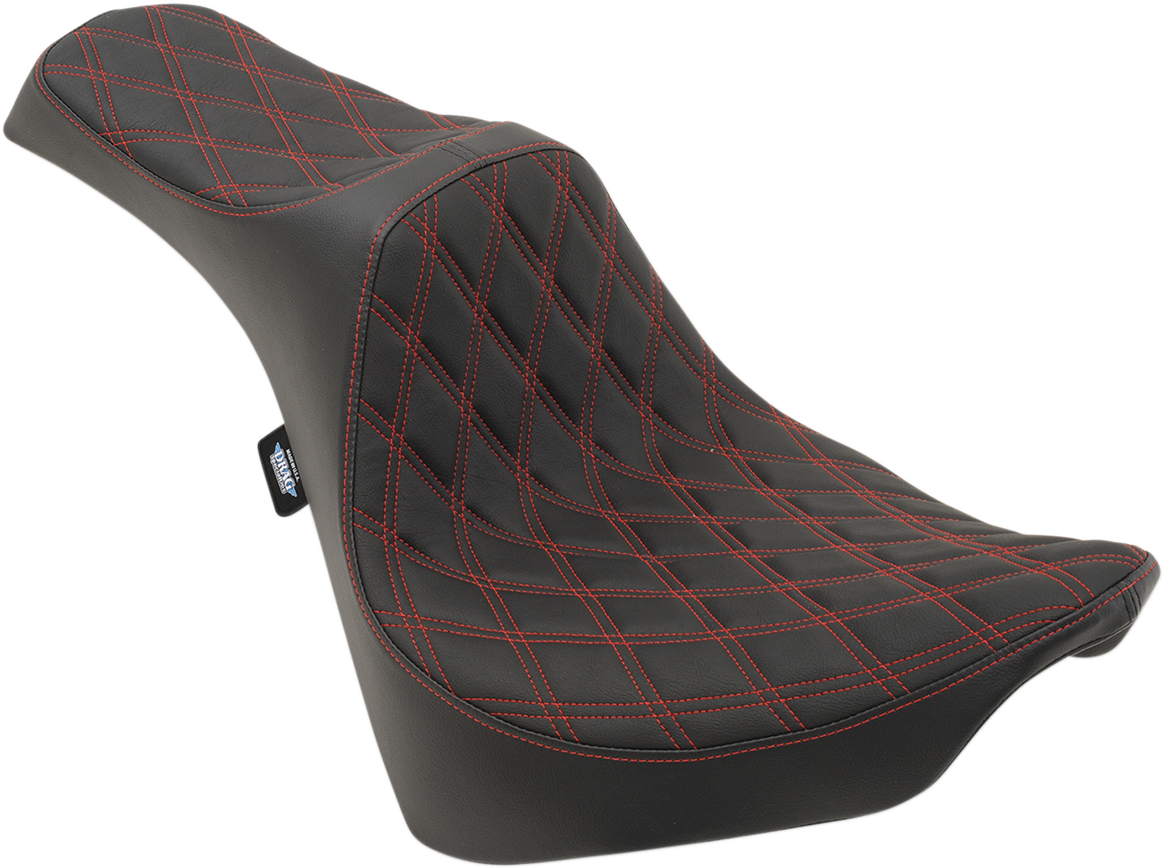 Predator III Seat - Double Diamond - Red Stitching - FL/FX '18-'23