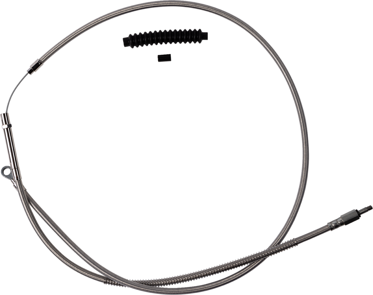 High-Efficiency Stainless Steel Clutch Cable For Harley-Davidson - +6" - '21-'24 FL