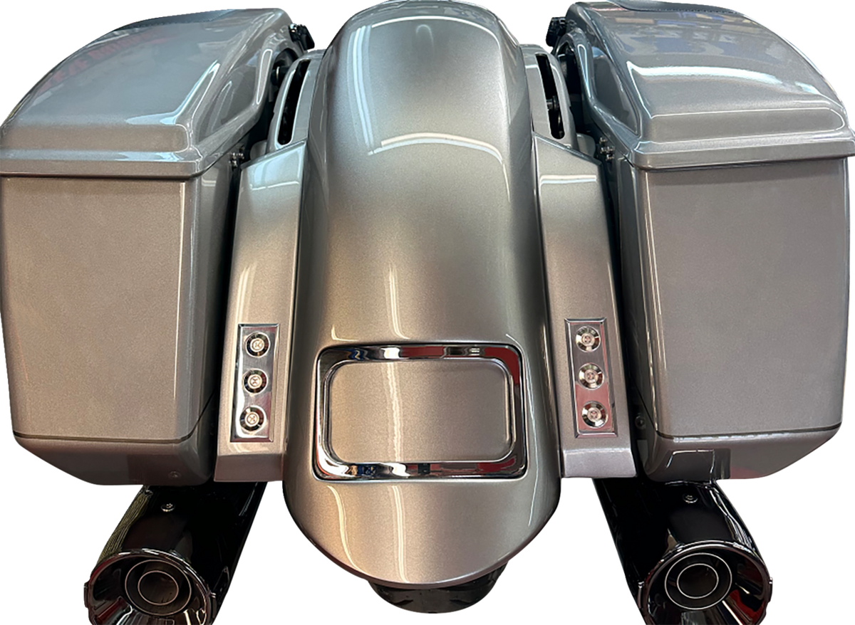 Short Rear Fender - Sport - With Chrome Plate Frame - Thunder-Pod Taillight