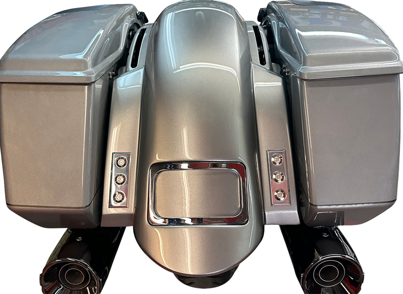Short Rear Fender - Sport - With Chrome Plate Frame - Thunder-Pod Taillight