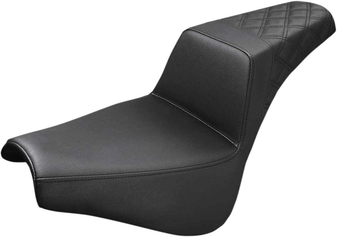 Step-Up Seat - Rear Lattice Stitch - Black - FX '18-'24