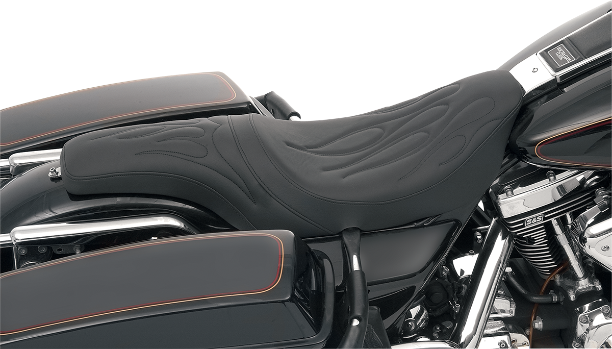 Predator Seat - Flame Stitched - FLHR/FLHX '97-'07