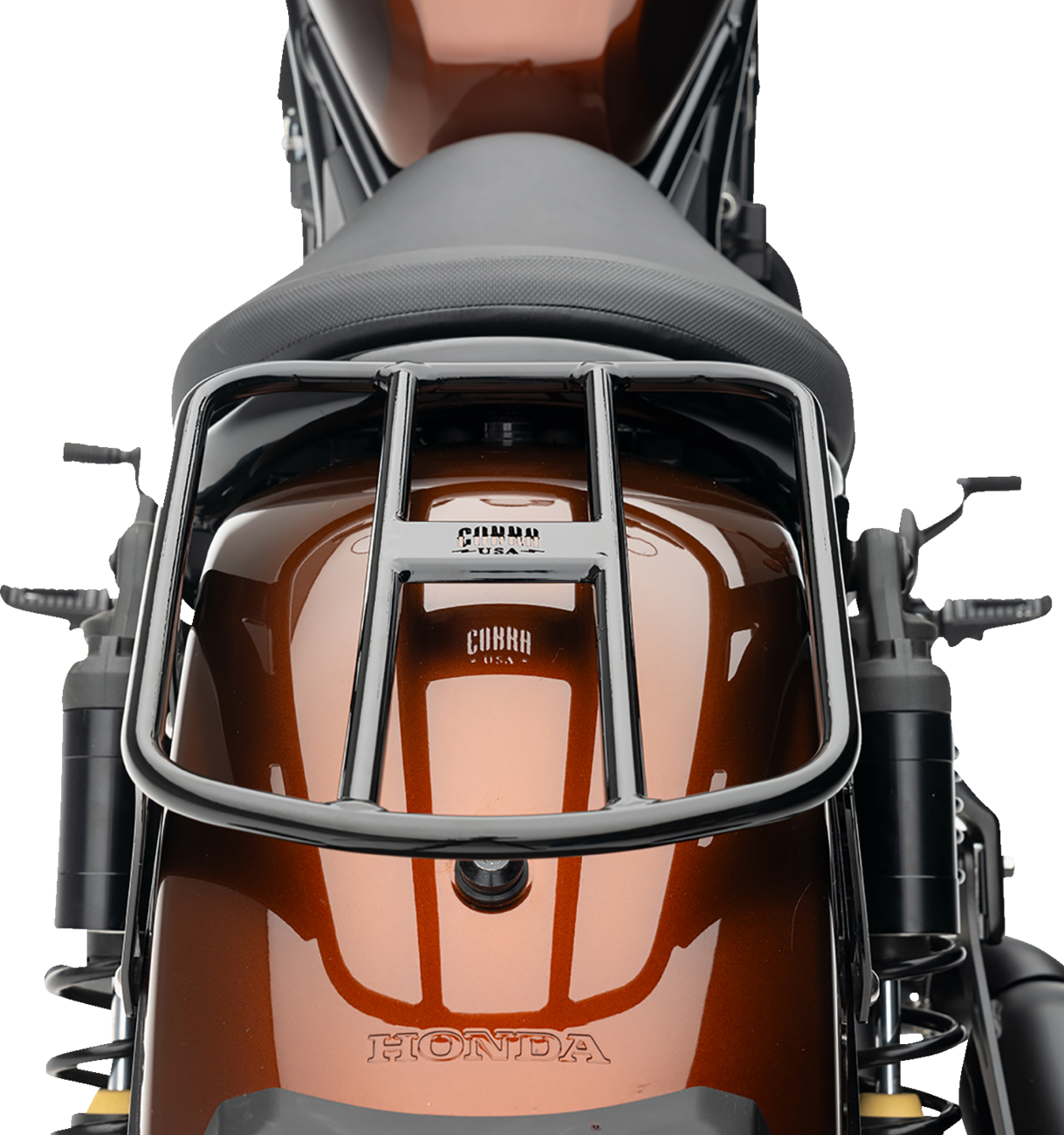 Solo Luggage Rack - Tube - Black - Rebel 1100