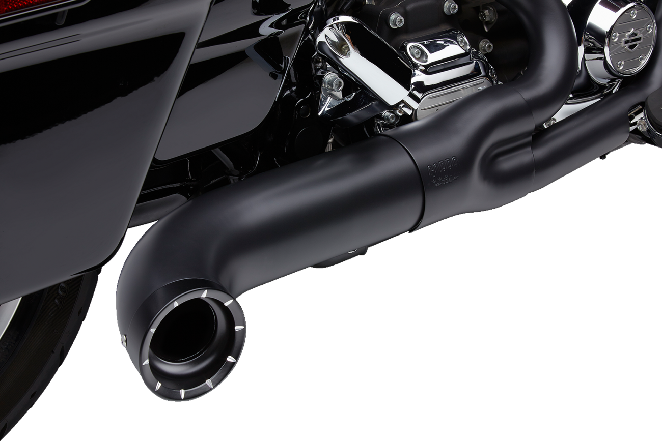 Turn Out 2-Into-1 Exhaust System - Black