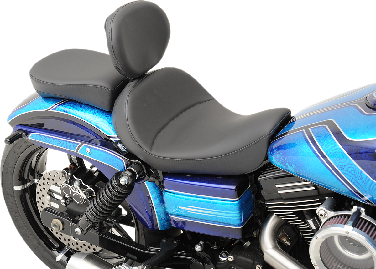 Solo Seat - Mild Stitched - Driver's Backrest - FXD/FLD '06-'17