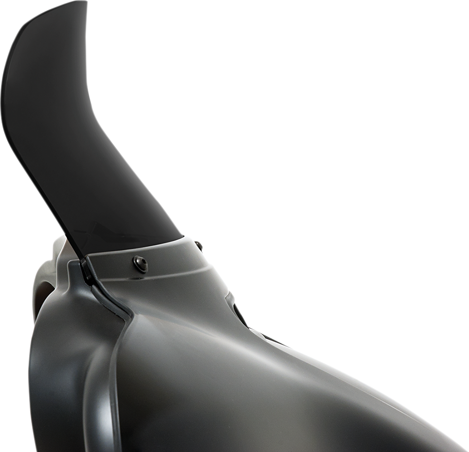 Spoiler Windshield - 8-1/2" - Dark Black Smoke - FLH