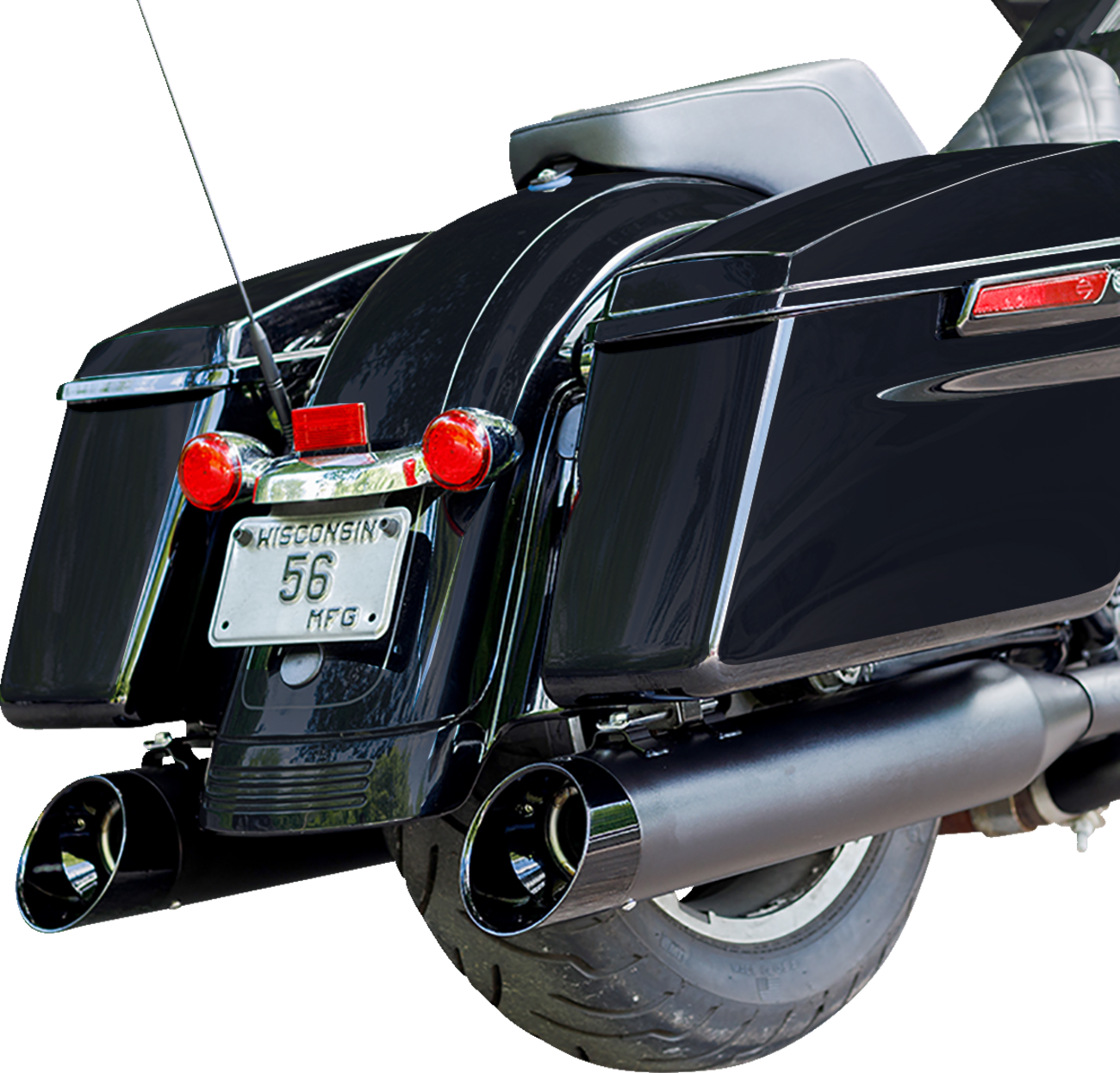 4-1/2" Black MK45 Cutlass Performance Mufflers