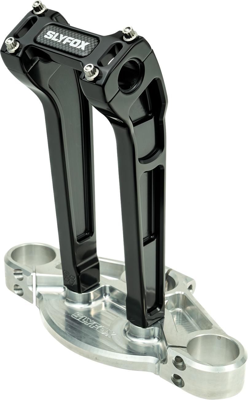 Handlebar Riser Kit - Pullback - 1" Clamping - 10" Rise - Black