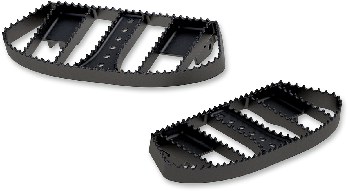 MX Driver Floorboards - Black - FL
