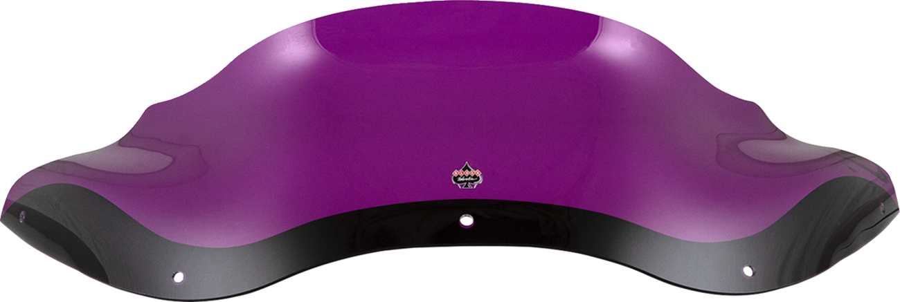 Kolor Flare® Windshield - 8" - Purple - '98-'13 FLTR