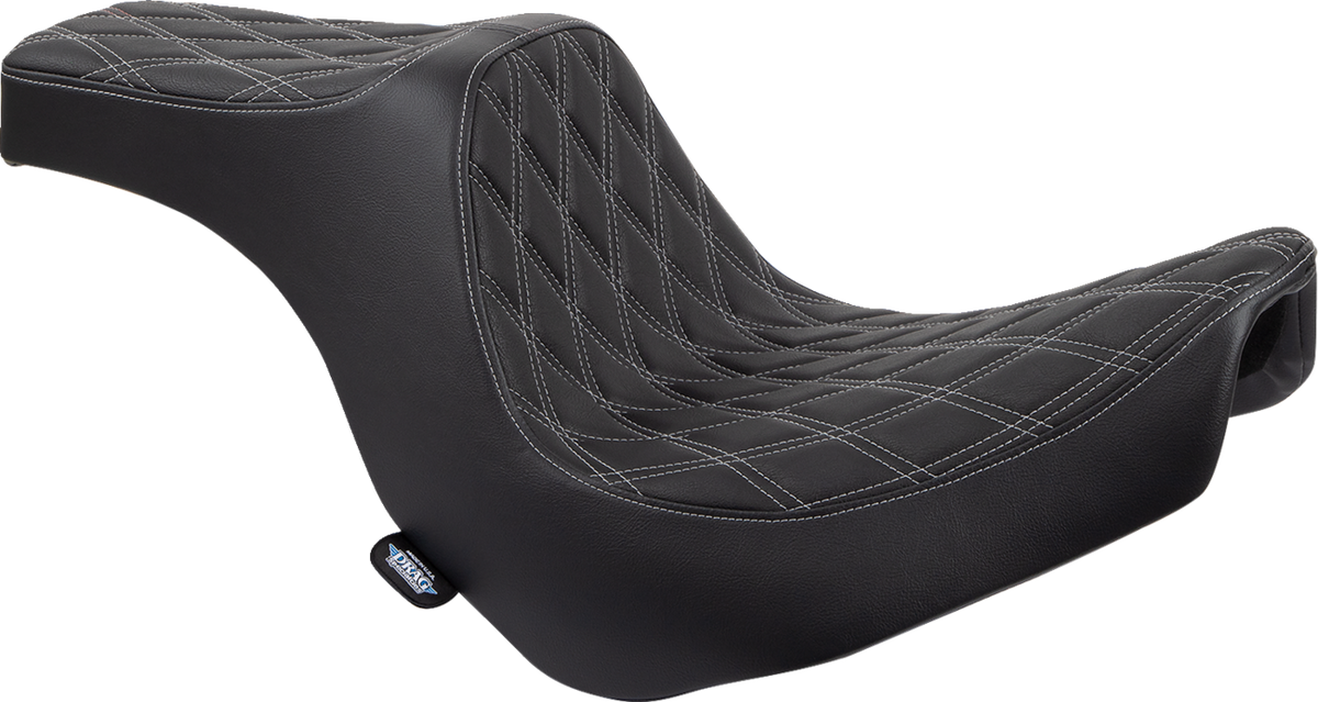 Predator III 2-Up Seat - Vinyl - Double Diamond - Silver Stitching - FL/FX '18-'24