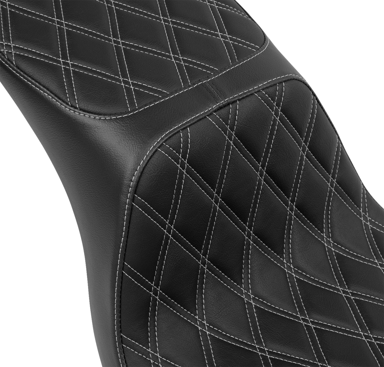Predator 2-Up Seat - Vinyl - Double Diamond - Silver Stitching - FLSB/FXLRS '18-'24