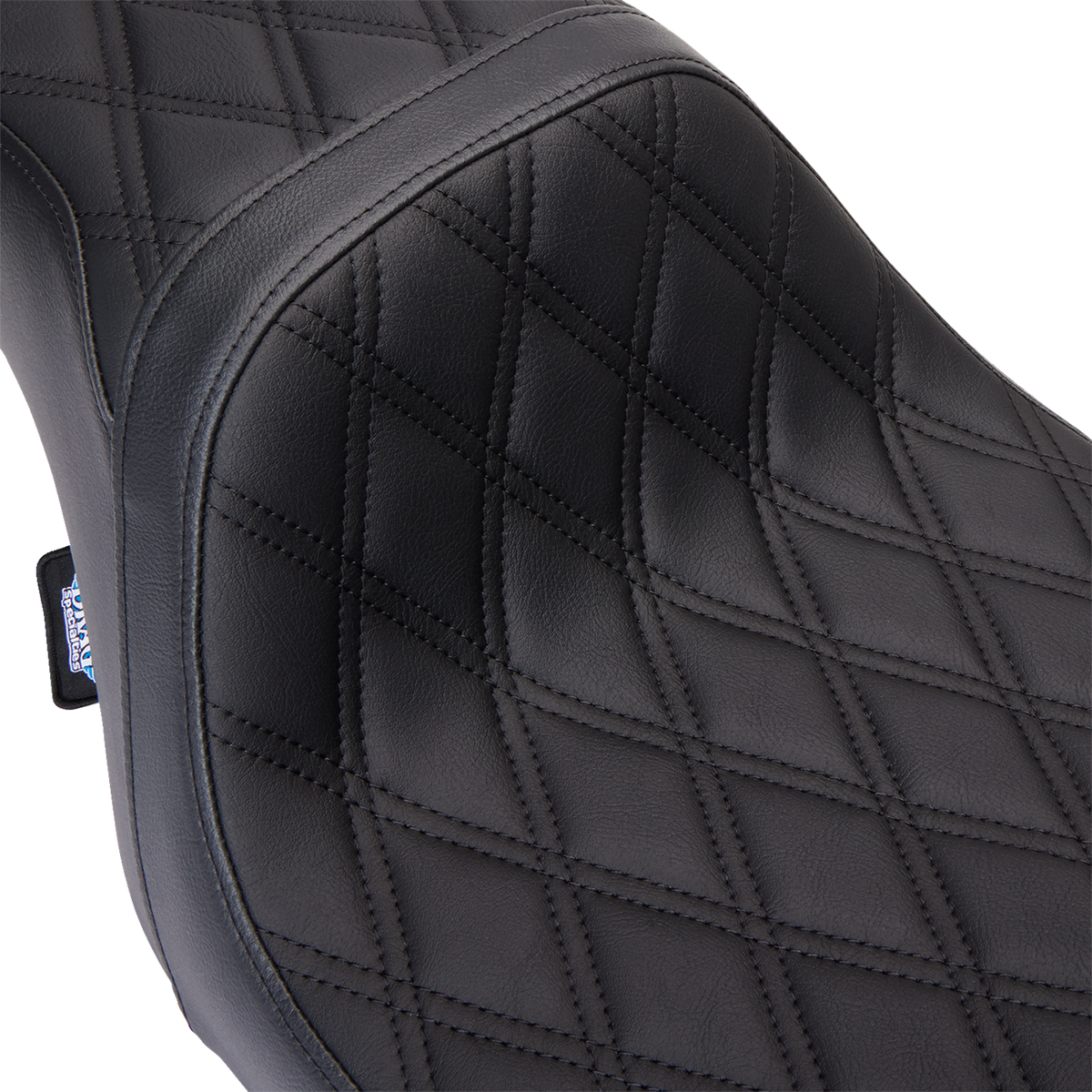 Predator 1Up Seat - Vinyl - Double Diamond Black Stitch - FLH '08-'23