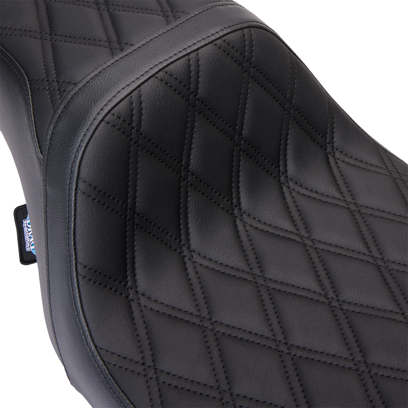 Predator 1Up Seat - Vinyl - Double Diamond Black Stitch - FLH '08-'23