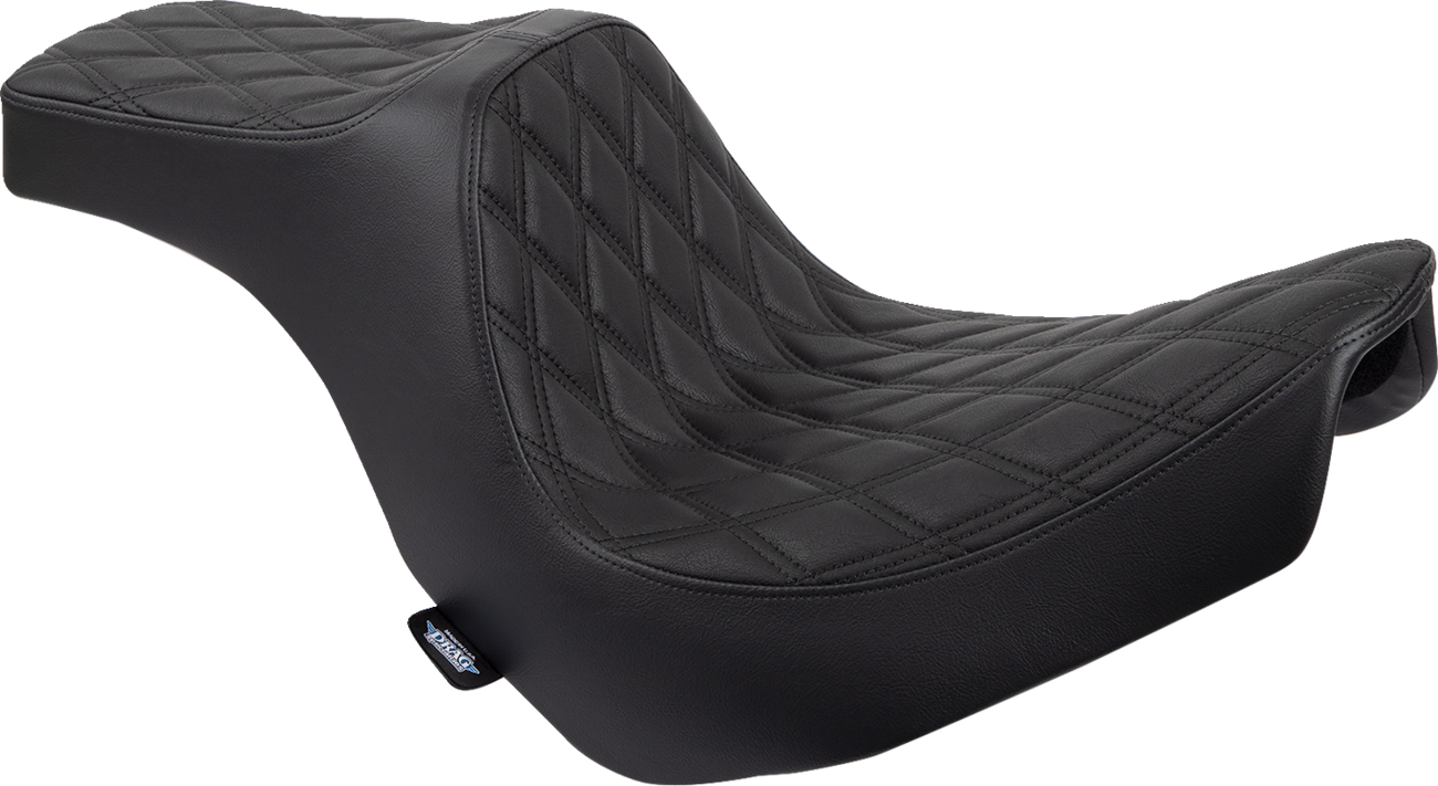 Predator III 2-Up Seat - Vinyl - Double Diamond - Black Stitching - FL/FX '18-'24