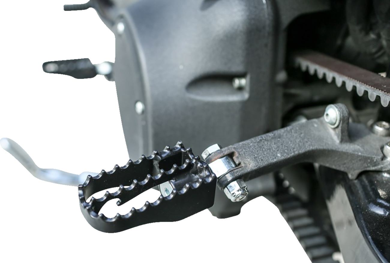 MX Mini Foot Pegs - Driver/Passenger - Black