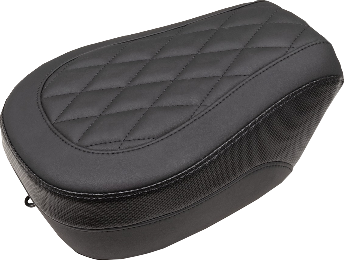 Solo Touring Seat - Passenger - Black - Diamond Stich - Chief '22-'23