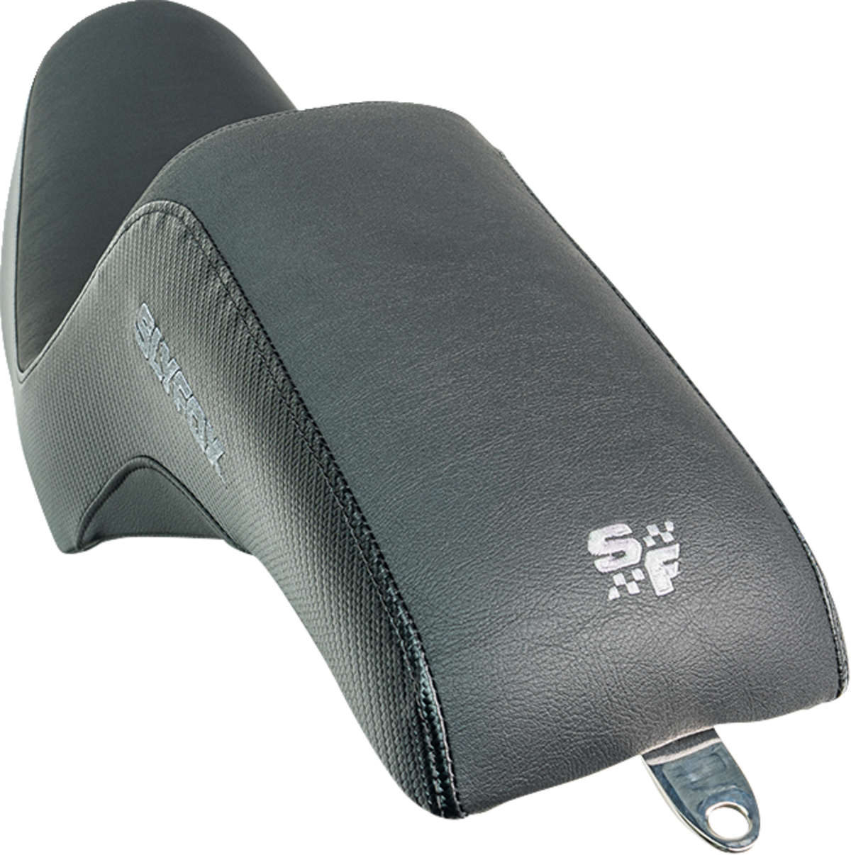 Drifter Seat - Gray Logo - Black Vinyl - Smooth - FXR '82-'00