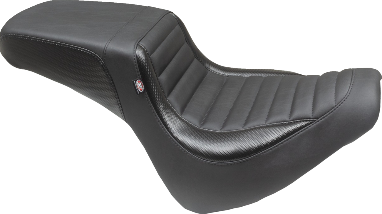 Squareback Seat - Black - Tuck-N-Roll - Fat Bob '18-'23