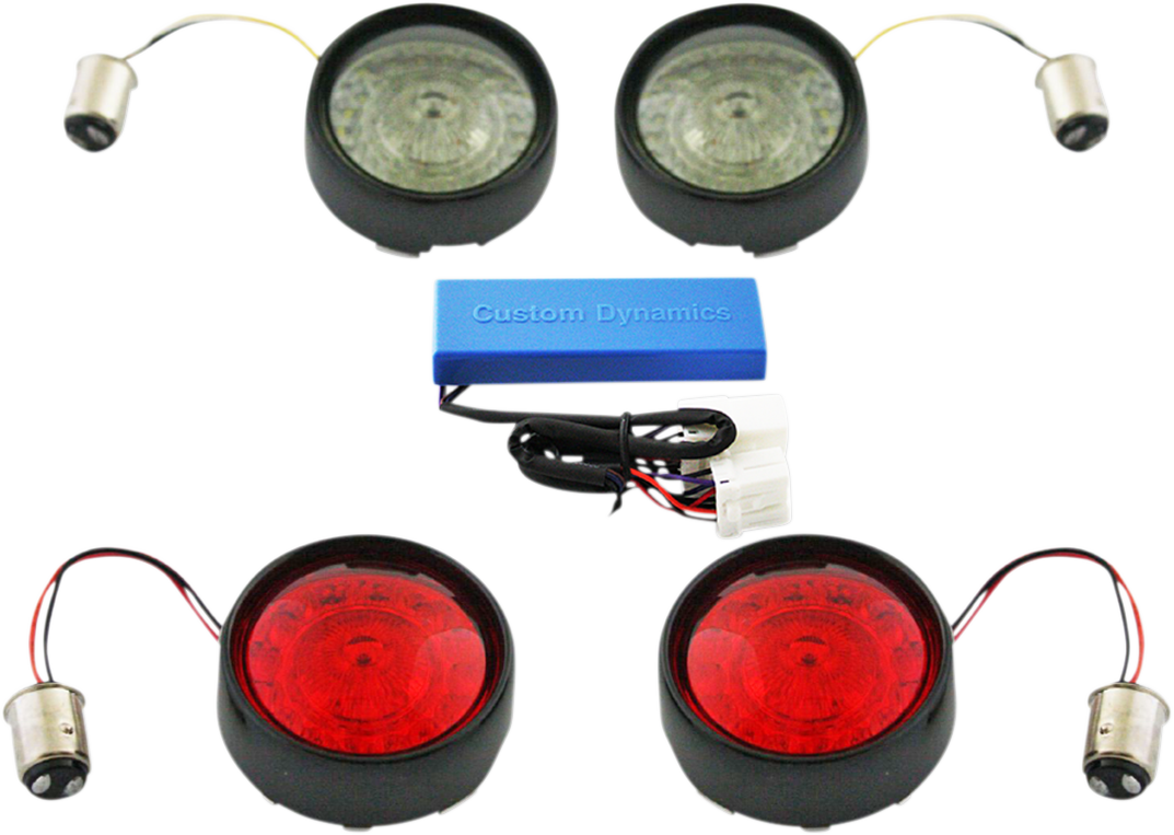 Full Bullet Turn Signal Conversion Kit - Black