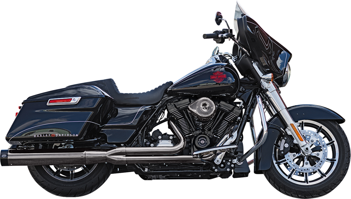 2-Into-1 Sidewinder® Exhaust System - Lava Chrome - 50-State - M8