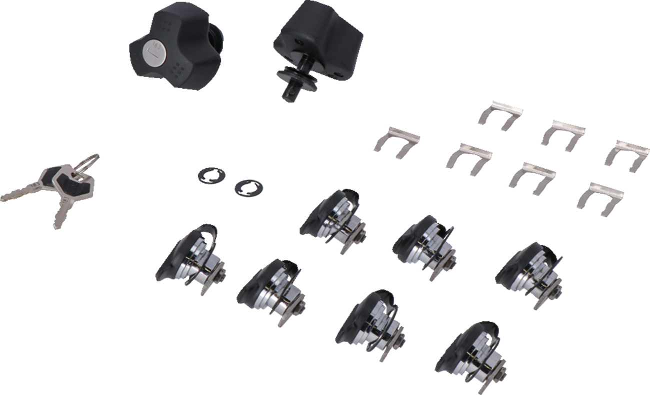 TRAX Lock Set - PRO - 9 Matching Locks With Keys
