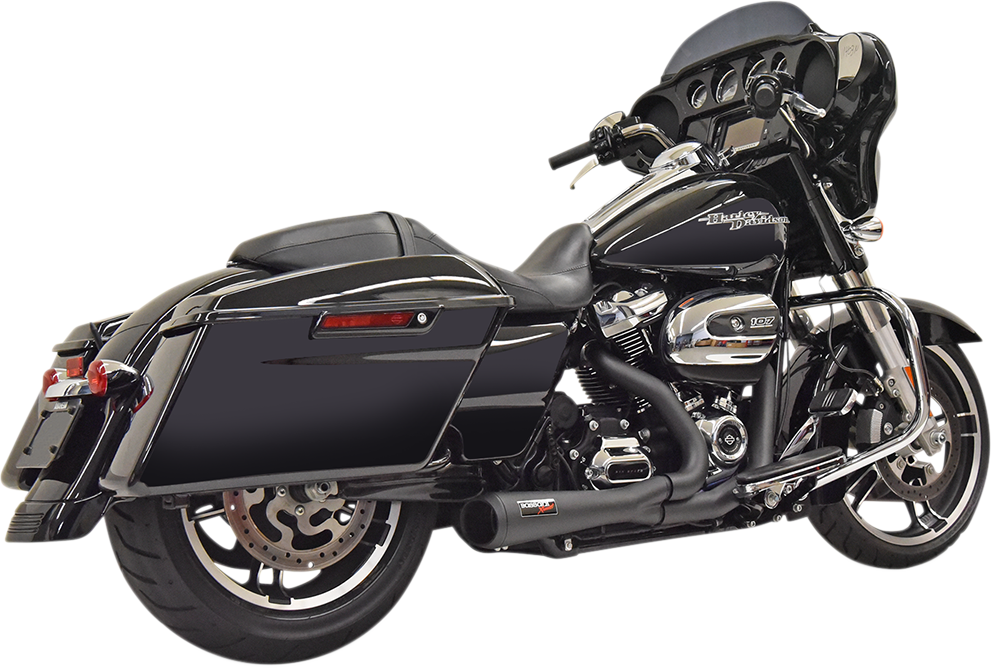 Short 2:1 Exhaust For FL - Black
