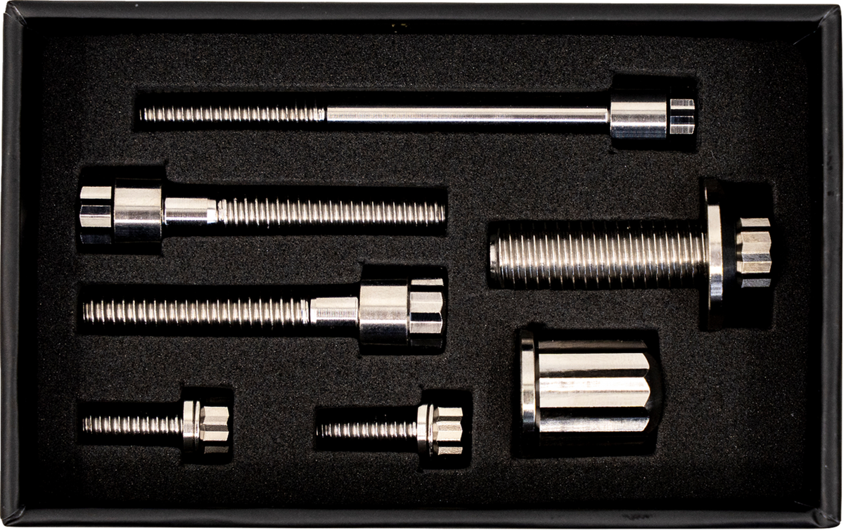 Bitchin' Bolts Hardware Kit - Titanium - M8 - Coil And Horn