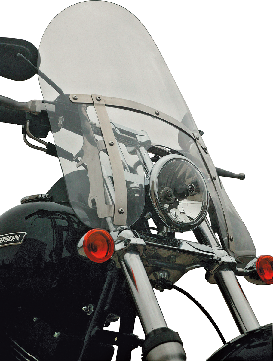 Billboard Flare® Windshield - 18" - Clear - '88-'25 FX/FXR/XL