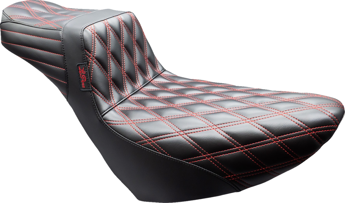 Tailwhip Daddy Long Legs Seat - Black - Double Diamond - Red Stitch - FL/FX '18-'25