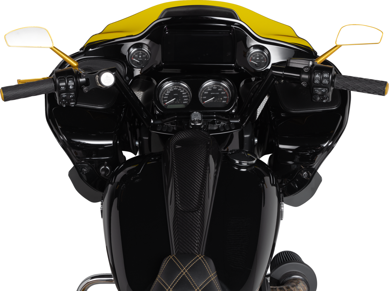 1-1/4" V-Line Handlebar - FLTR - Black