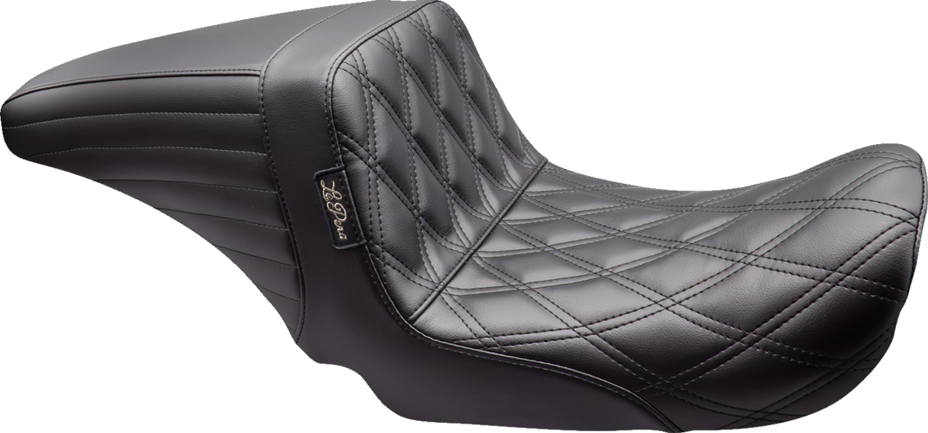 Kickflip Up Front Seat - Double Diamond - Black - Dyna '06-'17