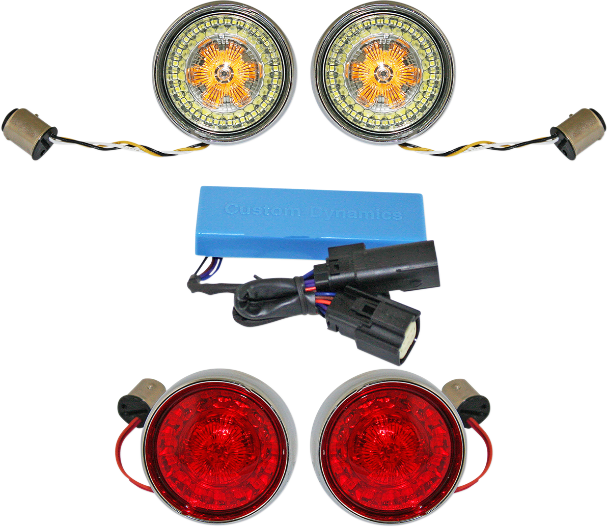 Full Bullet Turn Signal Conversion Kit - Chrome