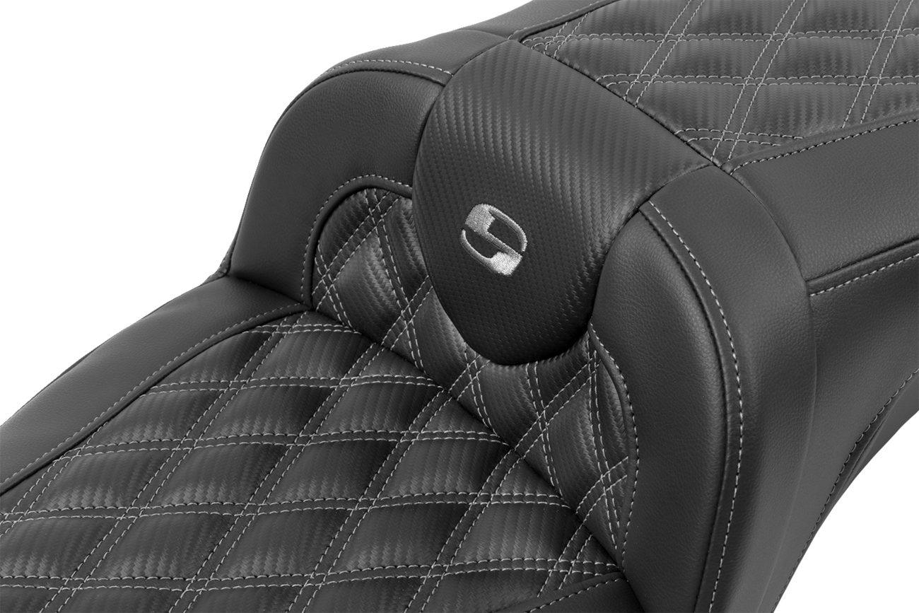 Roadsofa™ Extended Reach Seat - Without Backrest - Lattice Stitch - Dark Gray Stitch - FL/FX '23-'24