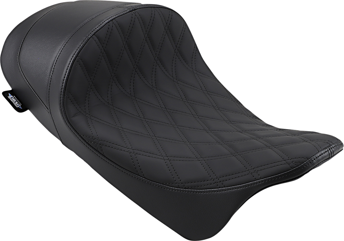 Forward Low Solo Seat - Diamond - Black Stitching - FL '08-'23