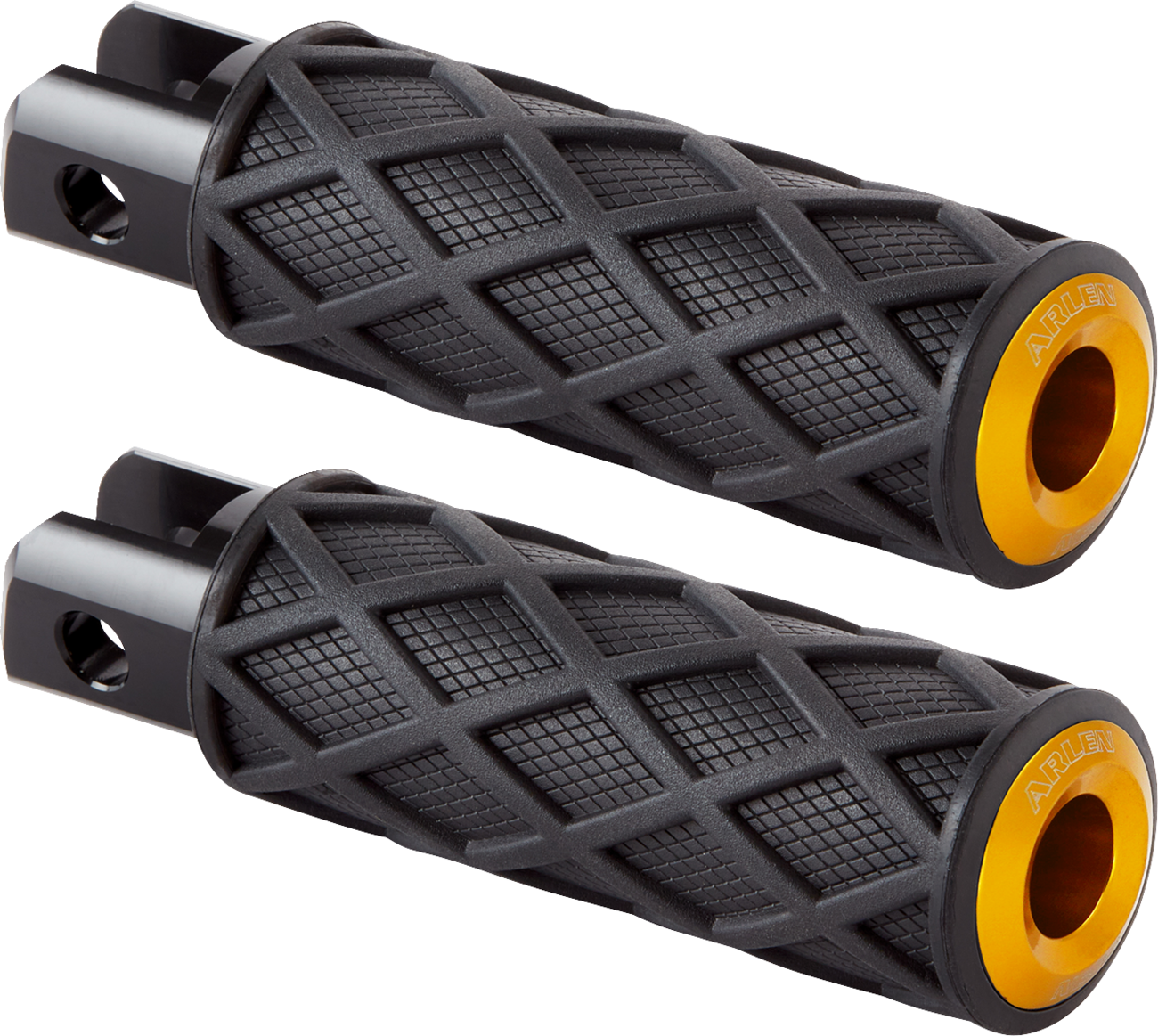 Diamond Foot Pegs - Driver - Gold