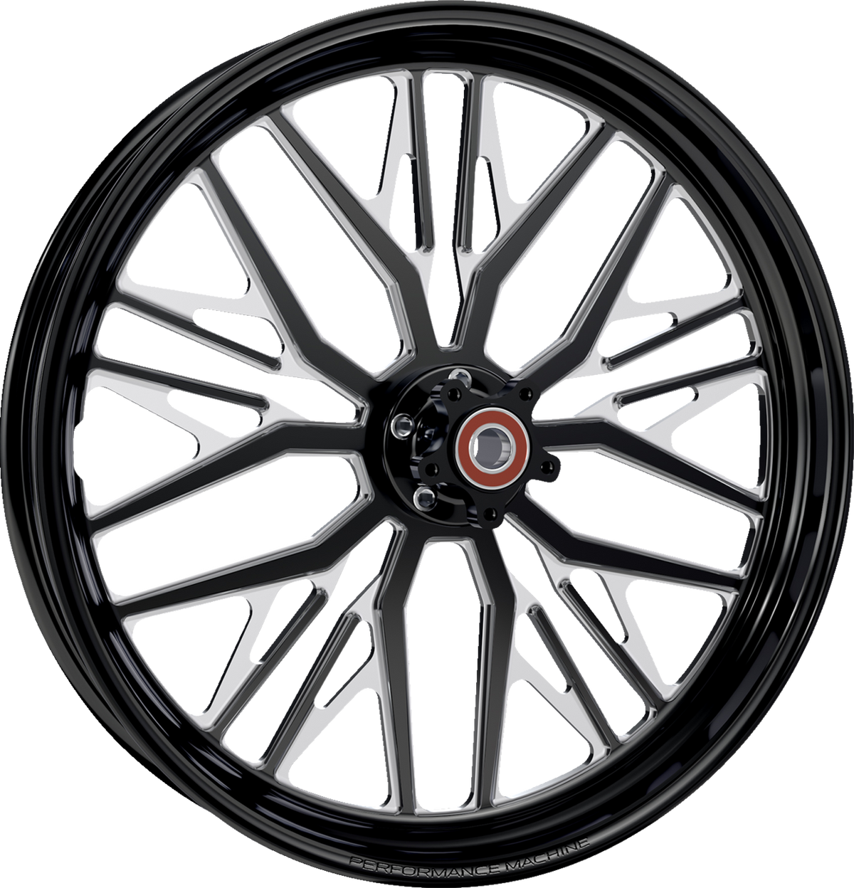 Wheel - Nivis - Front - Dual Disc/Without ABS - Black/Contrast Cut Platinum - 21x3.5