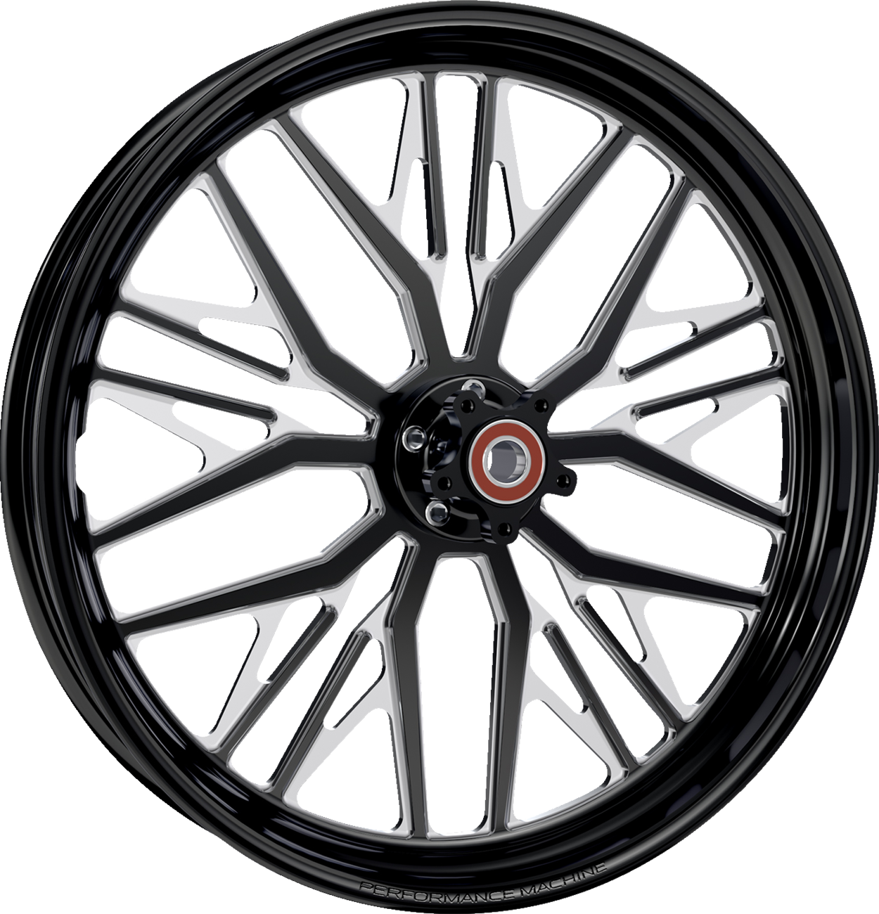 Wheel - Nivis - Front - Dual Disc/Without ABS - Black/Contrast Cut Platinum - 21x3.5
