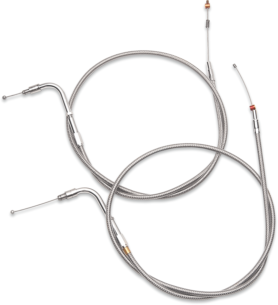 Stainless Steel Throttle Cable - +12" - '90-'95 Touring