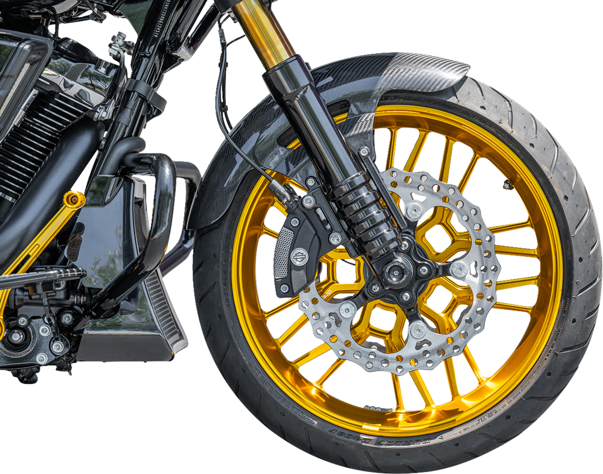 Front Fender - Cafe - 19" - Carbon Fiber - FLT '24-'25