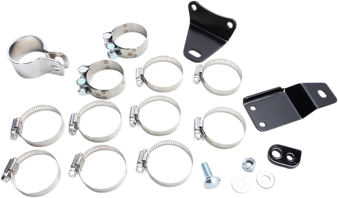 Powerport Dual Headpipes With Dual Bungs - Black