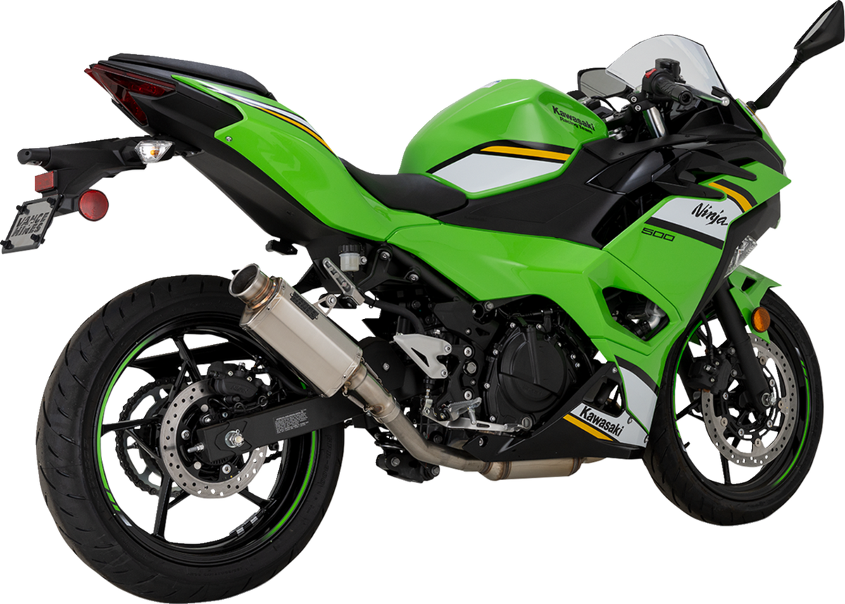 VS-6 Slip-On Muffler - Stainless Steel - Kawasaki Z/Ninja 500