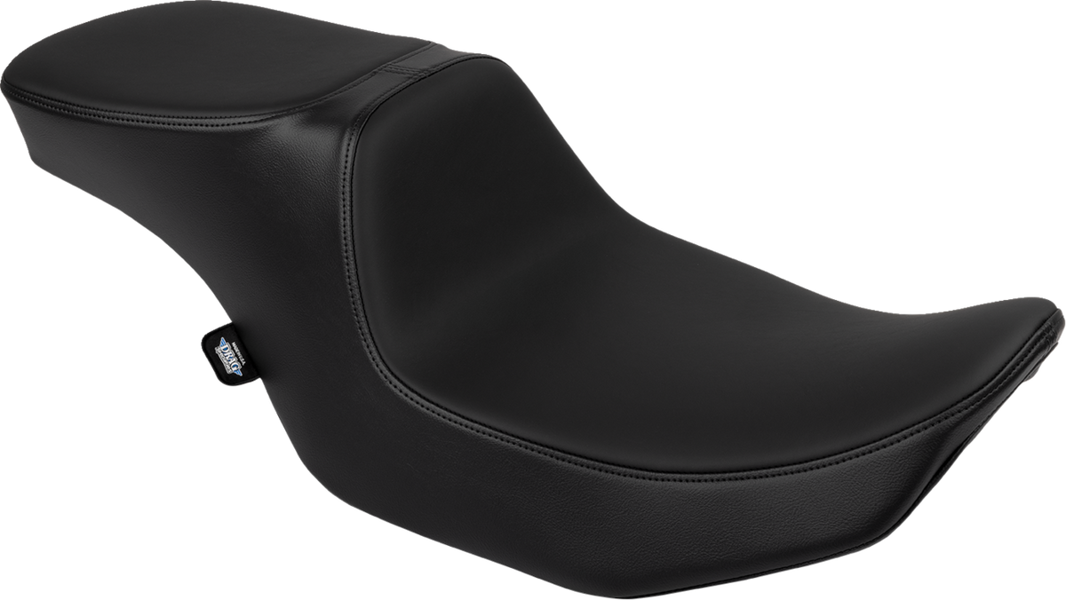 Predator 2-Up Seat - Solar Leather - Smooth - W/O Backrest - FLT/FLH '23-'24